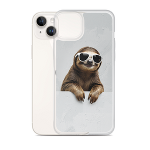 Cool Smiling Sloth iPhone Case