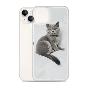 Relaxing British Shorthair Cat iPhone Case