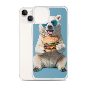 Polar Bear and Burger iPhone Case