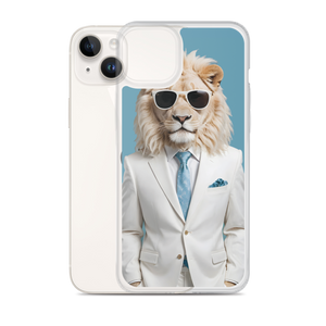 Funky White Lion iPhone Case