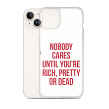 Nobody Cares (Funny) iPhone Case