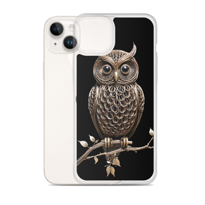 Owl Copper Art iPhone Case