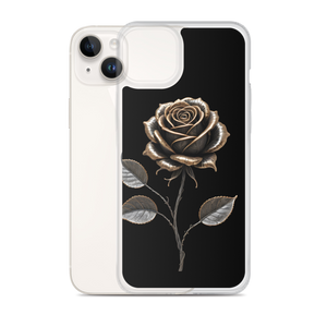 Rose Copper Art iPhone Case