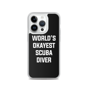 World's Okayest Scuba Diver Clear Case for iPhone®