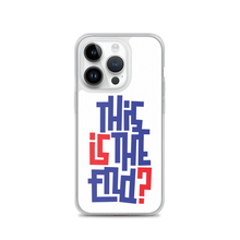 IS/THIS IS THE END? Navy Red iPhone Phone Case