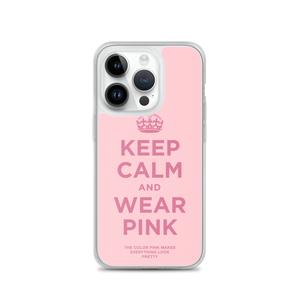 Keep Calm and Wear Pink iPhone® Phone Case