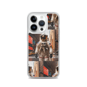 Astronout in the City iPhone Case