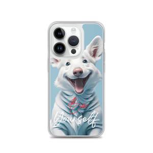 Cute Dog Be Yourself iPhone Case