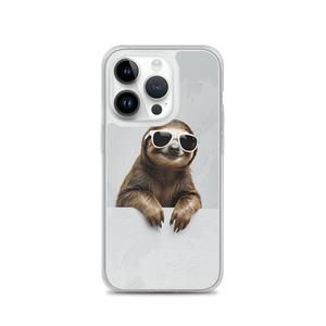 Cool Smiling Sloth iPhone Case