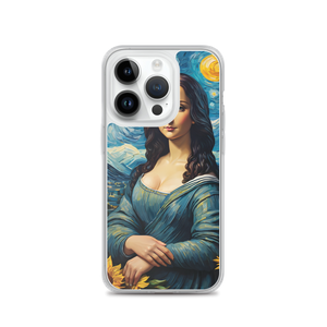 Monalisa Painting in Van Gogh Style iPhone Case