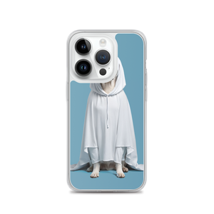 Dog in Ghost Costume iPhone Case