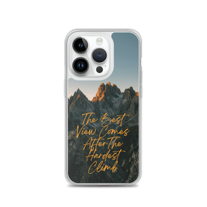 The Best View Comes iPhone Case