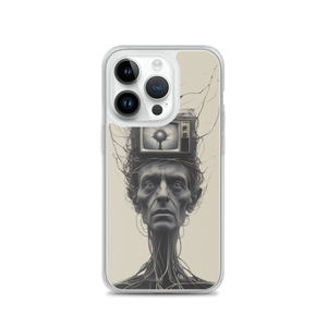 Brain Wash by Media iPhone Case