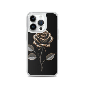 Rose Copper Art iPhone Case