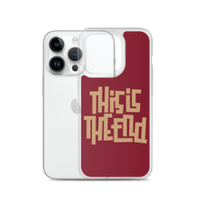 THIS IS THE END? Burgundy iPhone Phone Case