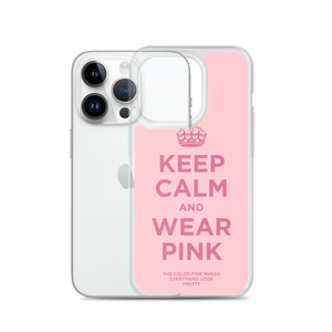 Keep Calm and Wear Pink iPhone® Phone Case