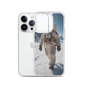 Astronaut Snow iPhone Case