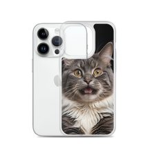 Shocked Cat Face iPhone Case