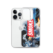 Blue Smoke Fire iPhone Case