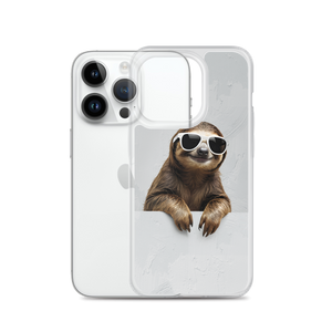 Cool Smiling Sloth iPhone Case