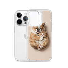 Cute Baby Cat and Dog Sleep iPhone Case