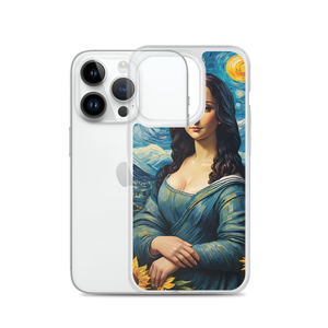 Monalisa Painting in Van Gogh Style iPhone Case