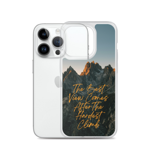 The Best View Comes iPhone Case