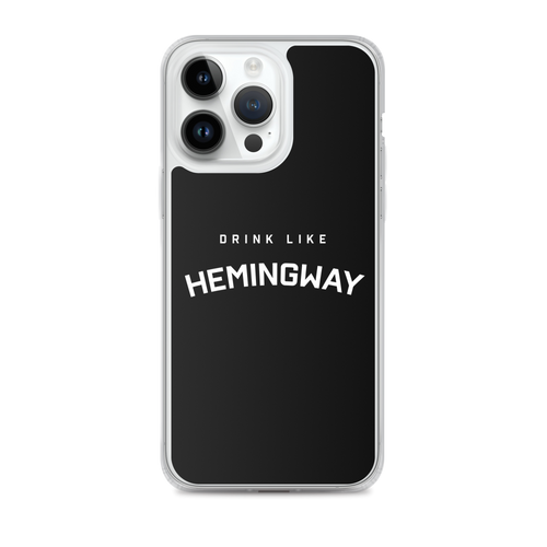 Drink Like Hemingway Clear Case for iPhone®