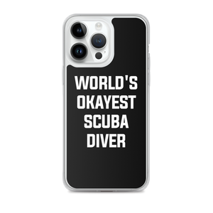 World's Okayest Scuba Diver Clear Case for iPhone®