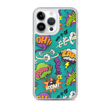 Comic Text Pattern iPhone Case