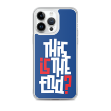 IS/THIS IS THE END? Navy Blue Reverse iPhone Phone Case