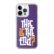 IS/THIS IS THE END? Purple Yellow Reverse iPhone Phone Case