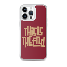 THIS IS THE END? Burgundy iPhone Phone Case