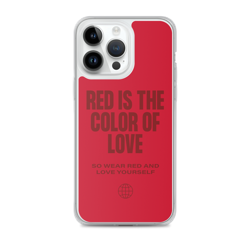 Red is the color of love iPhone® Phone Case