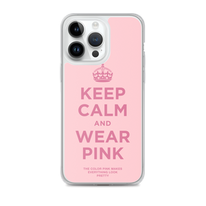 Keep Calm and Wear Pink iPhone® Phone Case