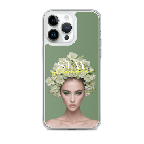 Stay Humble Female Flower Art iPhone® Phone Case