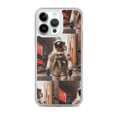 Astronout in the City iPhone Case