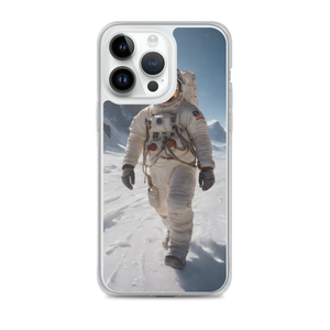 Astronaut Snow iPhone Case