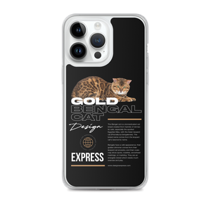 Gold Bengal Cat iPhone Case