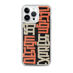 Design Express Typography iPhone Case