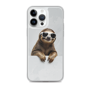 Cool Smiling Sloth iPhone Case