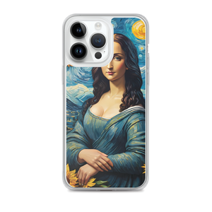 Monalisa Painting in Van Gogh Style iPhone Case