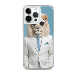 Funky White Lion iPhone Case