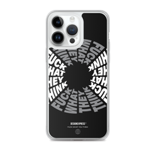 F**ck What They Think Grayscale iPhone Case