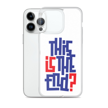 IS/THIS IS THE END? Navy Red iPhone Phone Case