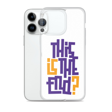 IS/THIS IS THE END? Purple Yellow iPhone Phone Case