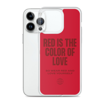 Red is the color of love iPhone® Phone Case