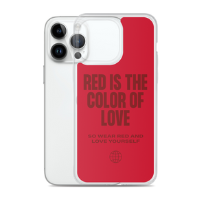 Red is the color of love iPhone® Phone Case