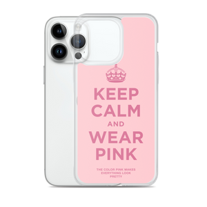 Keep Calm and Wear Pink iPhone® Phone Case