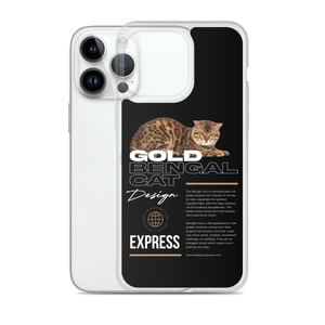 Gold Bengal Cat iPhone Case